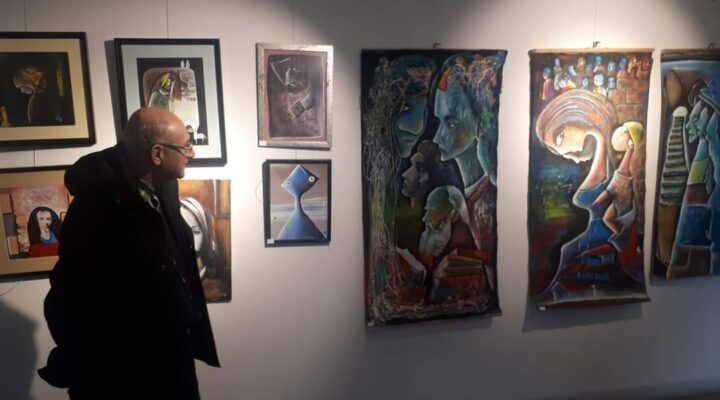 Yazar ve ressam Muzaffer Oruçoğlu’nun “Kadınlar Işığa Doğru” adlı kişisel resim sergisi açıldı.